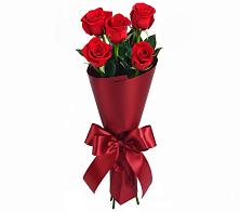 Букет 5 Красных роз Эдлесс Лав в Стрелецкое