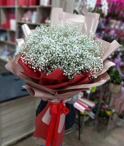 Букет цветов из: Гипсофила в Стрелецкое