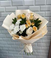 Букет цветов из:  Розы и Хризантемы в Стрелецкое