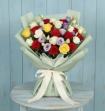 Букет цветов из:  Розы в Стрелецкое
