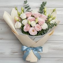 Букет цветов из:  Лизиантусы в Стрелецкое