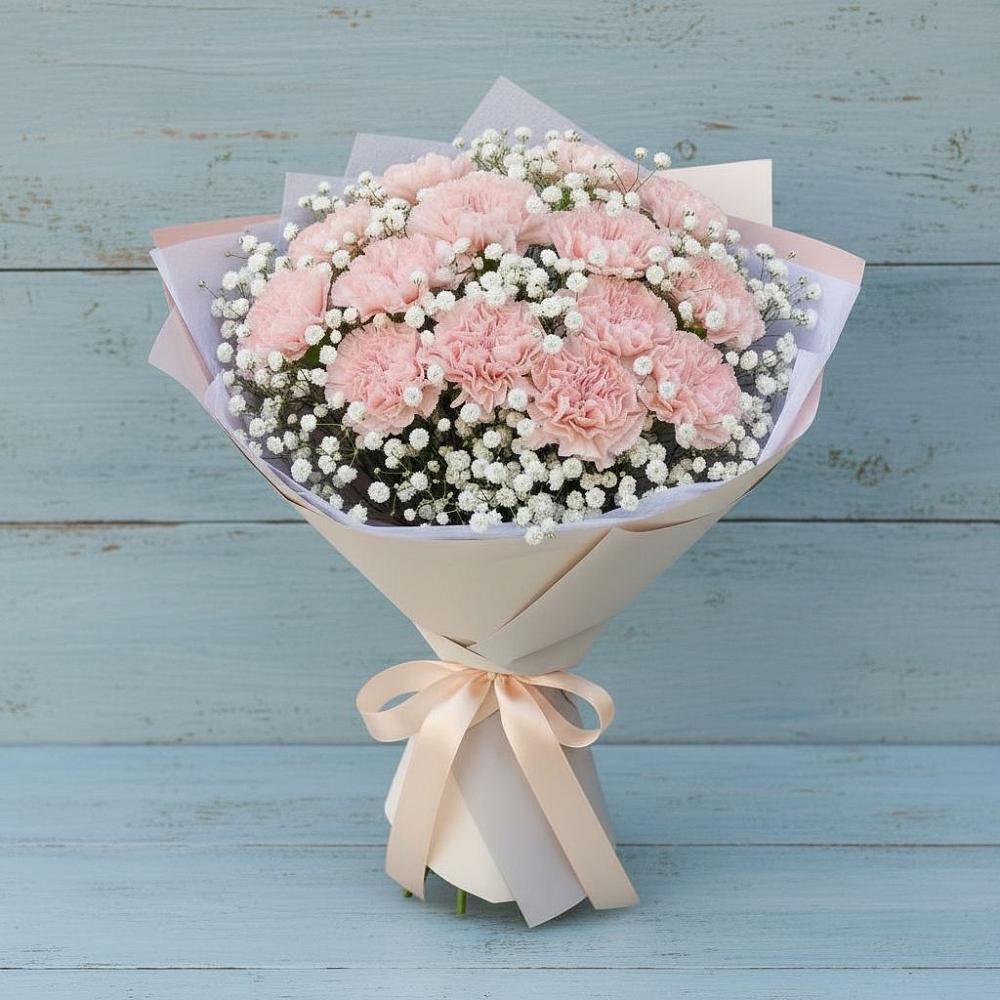 Букет цветов из: Гвоздики в Стрелецкое