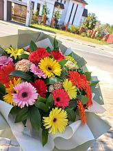 Букет цветов из:  Герберы #REPLACE_PRED# Стрелецкое
