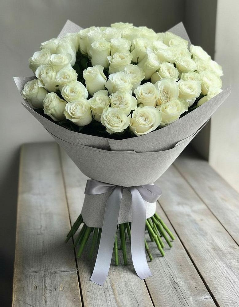 Букет 35 Белых роз в Стрелецкое