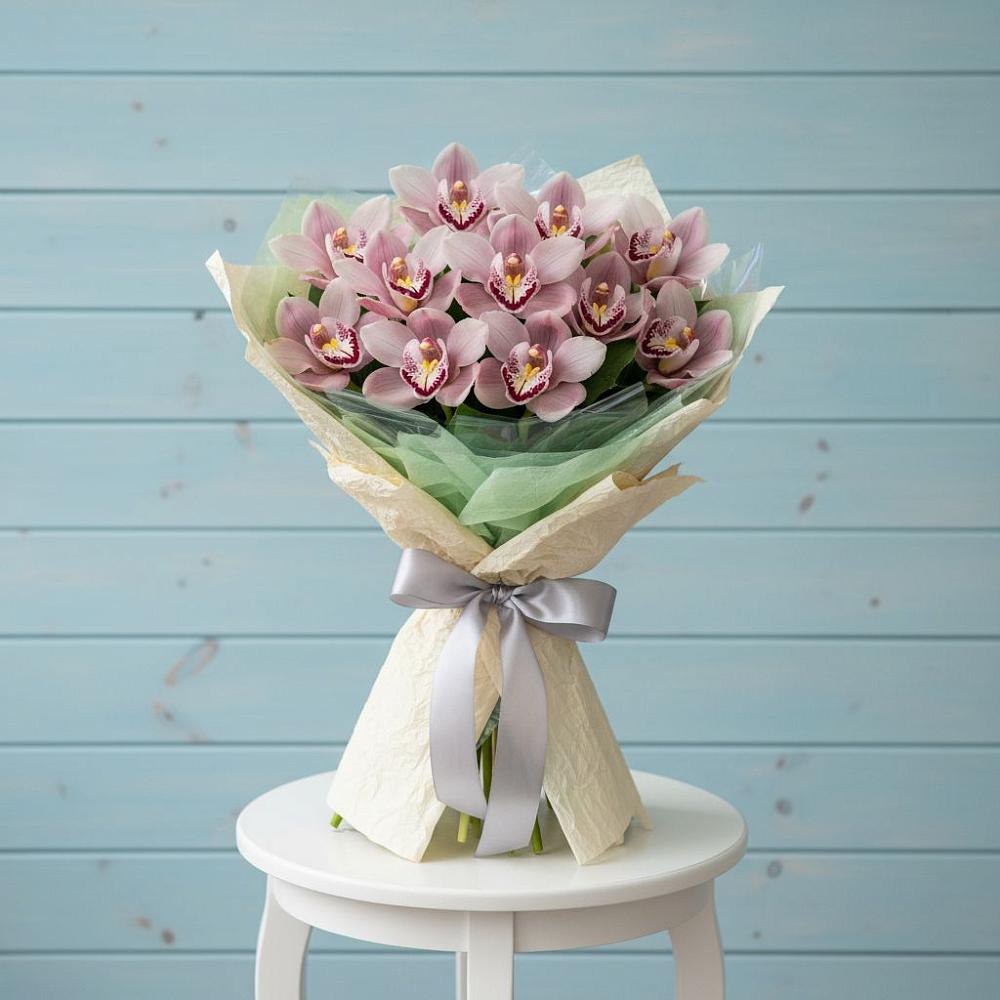 Букет цветов из: Орхидеи и Розы в Стрелецкое