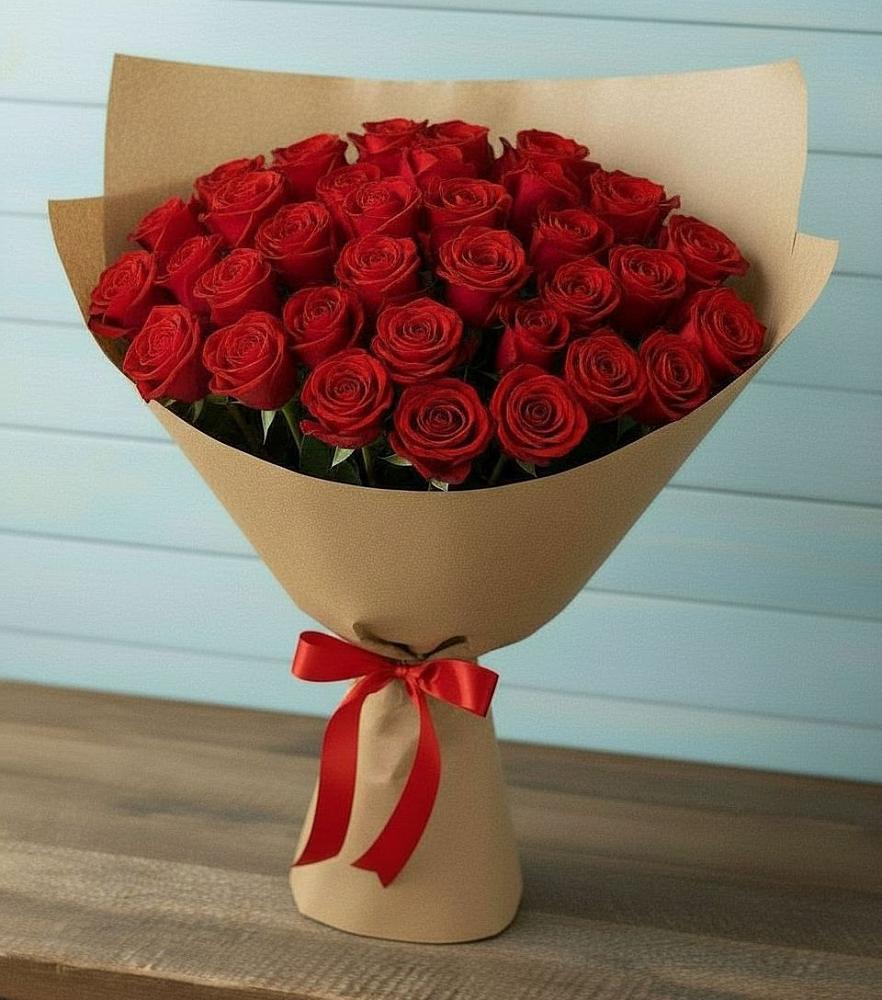 Букет Красные розы Милано в Стрелецкое