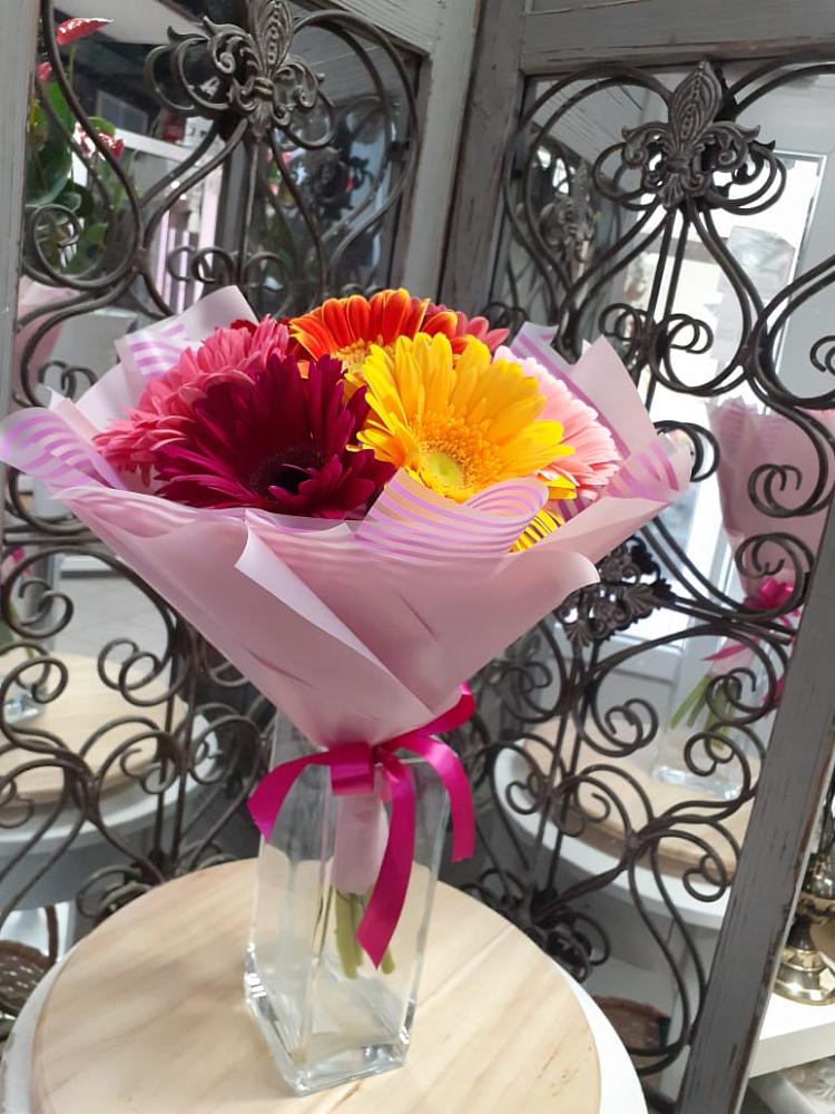 Букет цветов из: Герберы в Стрелецкое