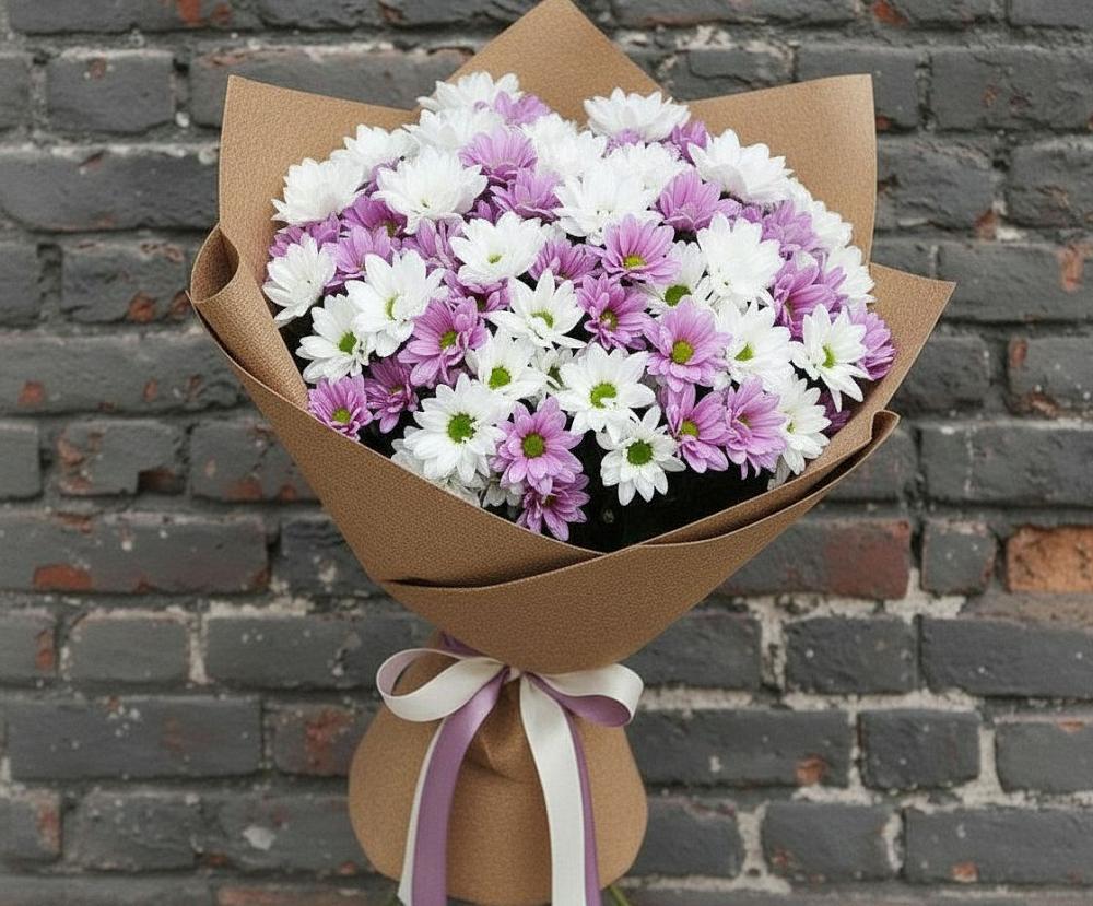 Букет цветов из: Хризантемы в Стрелецкое