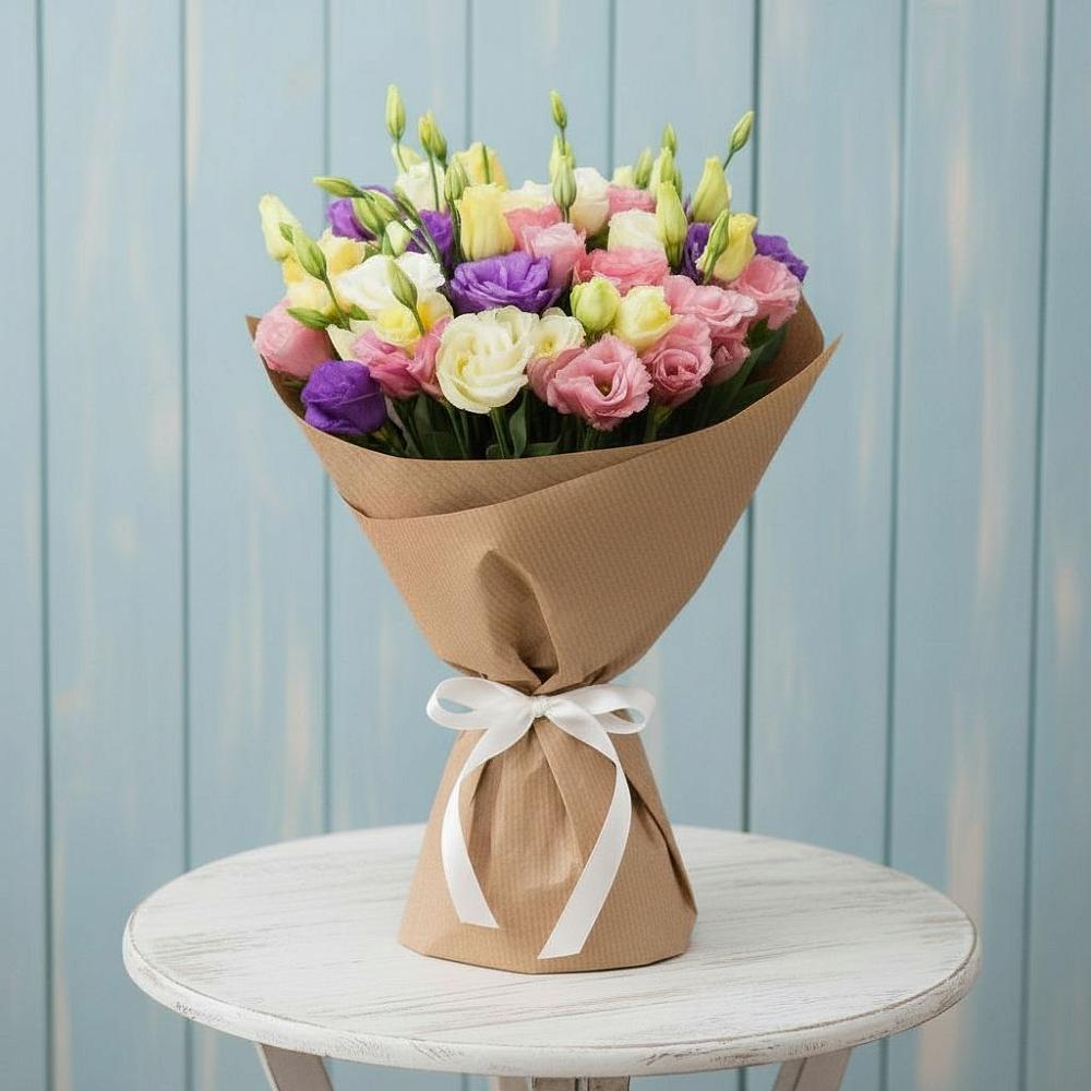 Букет цветов из: Лизиантусы в Стрелецкое