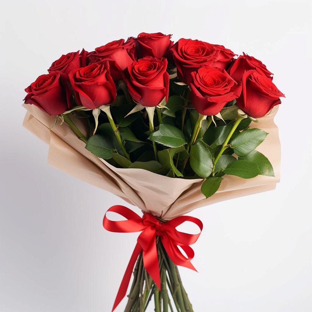 Букет 11 Красных роз Эдлесс Лав в Стрелецкое