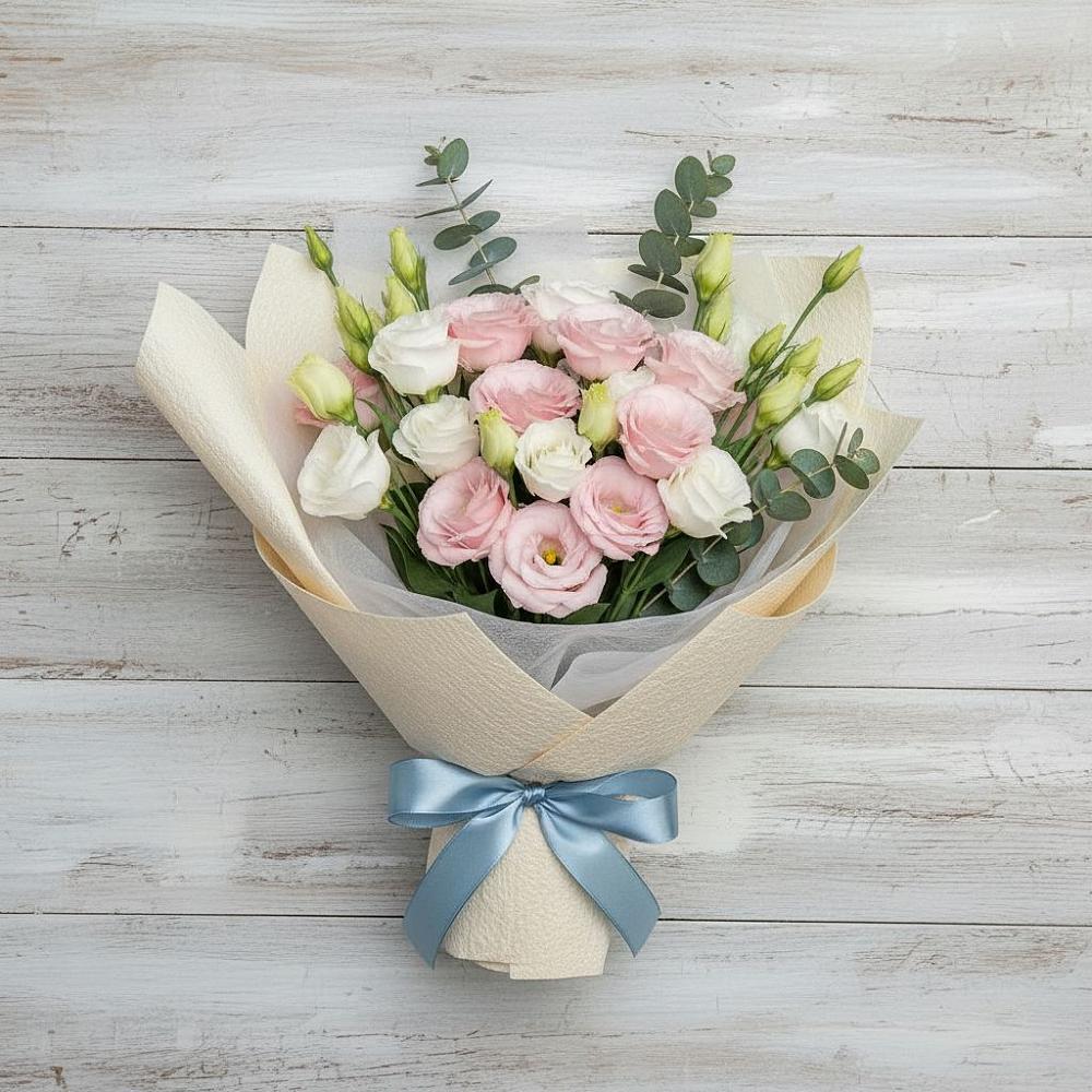 Букет цветов из: Лизиантусы в Стрелецкое